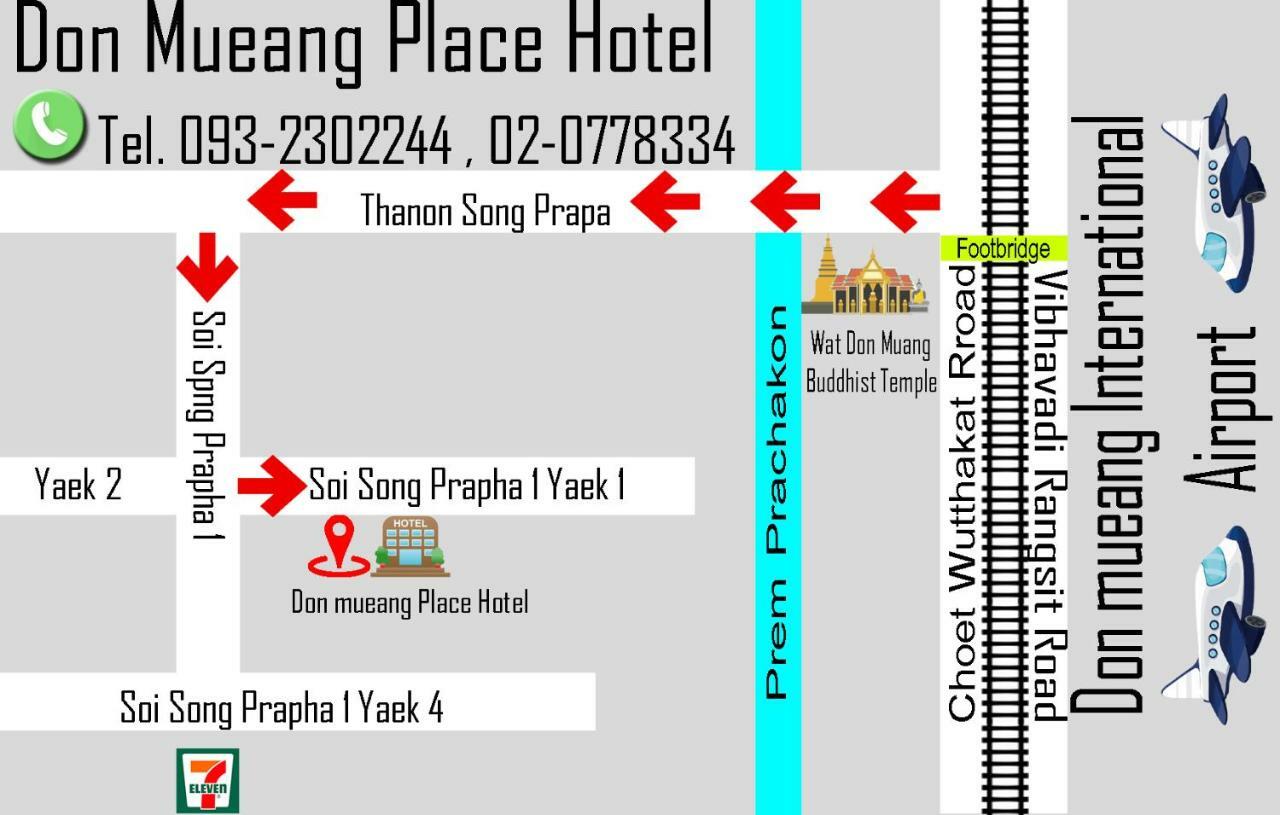 Donmueang Place Hotel - Sha Plus Bangkok Eksteriør billede